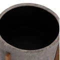 ΓΛΑΣΤΡΑ ΕΣΩΤ.ΧΩΡΟΥ HOFF HM4682.03L FIBER CEMENT ΓΚΡΙ-TEAK ΒΑΣΗ Φ50x35Υεκ