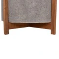 ΓΛΑΣΤΡΑ ΕΣΩΤ.ΧΩΡΟΥ HOFF HM4682.03L FIBER CEMENT ΓΚΡΙ-TEAK ΒΑΣΗ Φ50x35Υεκ