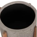 ΓΛΑΣΤΡΑ ΕΣΩΤ.ΧΩΡΟΥ HOFF HM4682.03M FIBER CEMENT ΓΚΡΙ-TEAK ΒΑΣΗ Φ40x39Υεκ