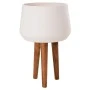 ΓΛΑΣΤΡΑ ΕΣΩΤ.ΧΩΡΟΥ QUAN HM4680.02L FIBER CEMENT ΛΕΥΚΟ--ΒΑΣΗ TEAK Φ38x62Υεκ