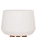 ΓΛΑΣΤΡΑ ΕΣΩΤ.ΧΩΡΟΥ QUAN HM4680.02L FIBER CEMENT ΛΕΥΚΟ--ΒΑΣΗ TEAK Φ38x62Υεκ