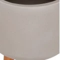 ΓΛΑΣΤΡΑ ΕΣΩΤ.ΧΩΡΟΥ QUAN HM4680.03L FIBER CEMENT ΓΚΡΙ--ΒΑΣΗ TEAK Φ38x62Υεκ