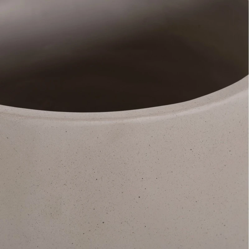 ΓΛΑΣΤΡΑ ΕΣΩΤ.ΧΩΡΟΥ QUAN HM4680.03L FIBER CEMENT ΓΚΡΙ--ΒΑΣΗ TEAK Φ38x62Υεκ