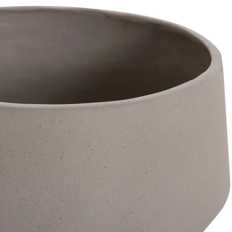 ΓΛΑΣΤΡΑ ΕΣΩΤ.ΧΩΡΟΥ QUAN HM4680.03S FIBER CEMENT ΓΚΡΙ--ΒΑΣΗ TEAK Φ37x36Υεκ