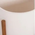 ΓΛΑΣΤΡΑ ΕΣΩΤ.ΧΩΡΟΥ RENTIL HM4684.02S FIBER CEMENT ΧΡΩΜΑ ΛΕΥΚΟ--ΒΑΣΗ TEAK Φ27x56Υ