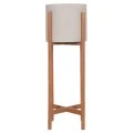 ΓΛΑΣΤΡΑ ΕΣΩΤ.ΧΩΡΟΥ RENTIL HM4684.03L FIBER CEMENT ΧΡΩΜΑ ΓΚΡΙ--ΒΑΣΗ TEAK Φ27x66Υ