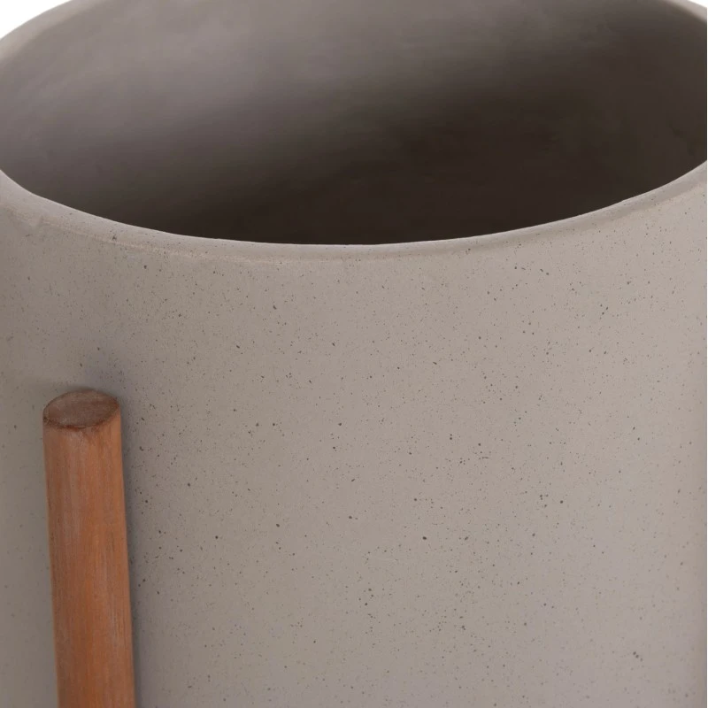 ΓΛΑΣΤΡΑ ΕΣΩΤ.ΧΩΡΟΥ RENTIL HM4684.03L FIBER CEMENT ΧΡΩΜΑ ΓΚΡΙ--ΒΑΣΗ TEAK Φ27x66Υ