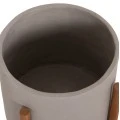 ΓΛΑΣΤΡΑ ΕΣΩΤ.ΧΩΡΟΥ RENTIL HM4684.03S FIBER CEMENT ΧΡΩΜΑ ΓΚΡΙ--ΒΑΣΗ TEAK Φ27x56Υ