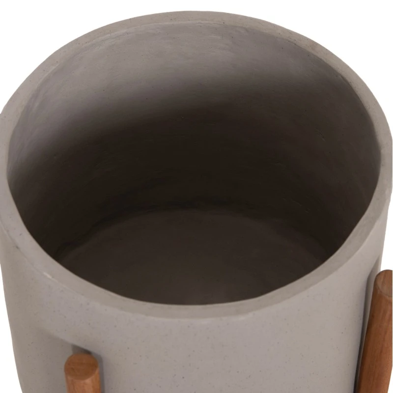 ΓΛΑΣΤΡΑ ΕΣΩΤ.ΧΩΡΟΥ RENTIL HM4684.03S FIBER CEMENT ΧΡΩΜΑ ΓΚΡΙ--ΒΑΣΗ TEAK Φ27x56Υ