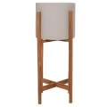 ΓΛΑΣΤΡΑ ΕΣΩΤ.ΧΩΡΟΥ RENTIL HM4684.03S FIBER CEMENT ΧΡΩΜΑ ΓΚΡΙ--ΒΑΣΗ TEAK Φ27x56Υ