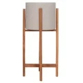 ΓΛΑΣΤΡΑ ΕΣΩΤ.ΧΩΡΟΥ RENTIL HM4684.03S FIBER CEMENT ΧΡΩΜΑ ΓΚΡΙ--ΒΑΣΗ TEAK Φ27x56Υ