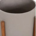 ΓΛΑΣΤΡΑ ΕΣΩΤ.ΧΩΡΟΥ RENTIL HM4684.03S FIBER CEMENT ΧΡΩΜΑ ΓΚΡΙ--ΒΑΣΗ TEAK Φ27x56Υ