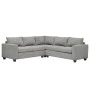 ΓΩΝΙΑΚΟΣ ΚΑΝΑΠΕΣ CALDER HM3286.01 ΓΚΡΙ ΥΦΑΣΜΑ 254x254x90x91Υεκ.