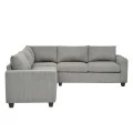 ΓΩΝΙΑΚΟΣ ΚΑΝΑΠΕΣ CALDER HM3286.01 ΓΚΡΙ ΥΦΑΣΜΑ 254x254x90x91Υεκ.