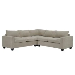ΓΩΝΙΑΚΟΣ ΚΑΝΑΠΕΣ CALDER HM3286.03 ΜΠΕΖ ΥΦΑΣΜΑ 254x254x91Υεκ.