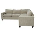 ΓΩΝΙΑΚΟΣ ΚΑΝΑΠΕΣ CALDER HM3286.03 ΜΠΕΖ ΥΦΑΣΜΑ 254x254x91Υεκ.