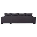 ΓΩΝΙΑΚΟΣ ΚΑΝΑΠΕΣ-ΚΡΕΒΑΤΙ ΜΕ ΑΠΟΘ.ΧΩΡΟ TRENDSTON HM3302.01R ΓΚΡΙ ΥΦΑΣΜΑ 298x177x95Υεκ