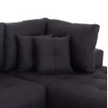ΓΩΝΙΑΚΟΣ ΚΑΝΑΠΕΣ-ΚΡΕΒΑΤΙ ΜΕ ΑΠΟΘ.ΧΩΡΟ TRENDSTON HM3302.01R ΓΚΡΙ ΥΦΑΣΜΑ 298x177x95Υεκ
