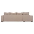 ΓΩΝΙΑΚΟΣ ΚΑΝΑΠΕΣ-ΚΡΕΒΑΤΙ ΜΕ ΑΠΟΘ.ΧΩΡΟ TRENDSTON HM3302.03L ΜΠΕΖ ΥΦΑΣΜΑ 298x177x95Υεκ