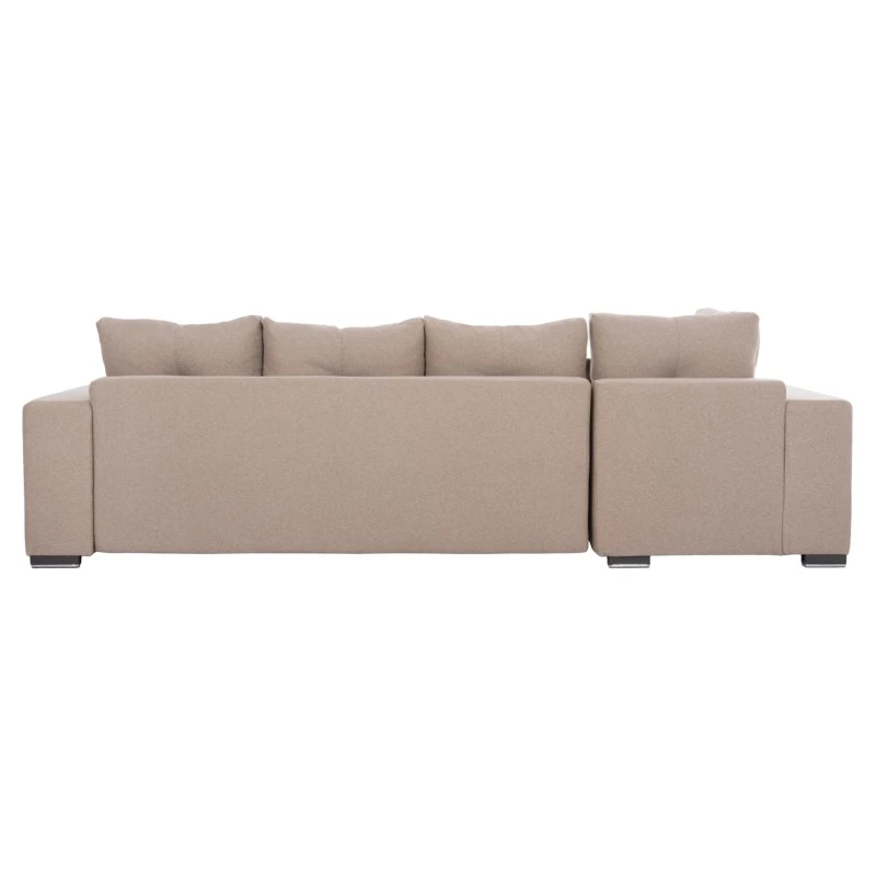 ΓΩΝΙΑΚΟΣ ΚΑΝΑΠΕΣ-ΚΡΕΒΑΤΙ ΜΕ ΑΠΟΘ.ΧΩΡΟ TRENDSTON HM3302.03L ΜΠΕΖ ΥΦΑΣΜΑ 298x177x95Υεκ