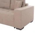 ΓΩΝΙΑΚΟΣ ΚΑΝΑΠΕΣ-ΚΡΕΒΑΤΙ ΜΕ ΑΠΟΘ.ΧΩΡΟ TRENDSTON HM3302.03L ΜΠΕΖ ΥΦΑΣΜΑ 298x177x95Υεκ