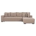 ΓΩΝΙΑΚΟΣ ΚΑΝΑΠΕΣ-ΚΡΕΒΑΤΙ ΜΕ ΑΠΟΘ.ΧΩΡΟ TRENDSTON HM3302.03R ΜΠΕΖ ΥΦΑΣΜΑ 298x177x95Υεκ