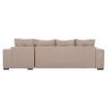 ΓΩΝΙΑΚΟΣ ΚΑΝΑΠΕΣ-ΚΡΕΒΑΤΙ ΜΕ ΑΠΟΘ.ΧΩΡΟ TRENDSTON HM3302.03R ΜΠΕΖ ΥΦΑΣΜΑ 298x177x95Υεκ