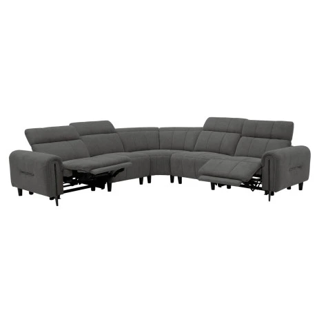 ΓΩΝΙΑΚΟΣ ΚΑΝΑΠΕΣ ΜΕ RECLINE ORACLE HM3290.01 ΓΚΡΙ ΥΦΑΣΜΑ 260x260x90(κάθισμα)x94Υεκ.