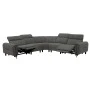 ΓΩΝΙΑΚΟΣ ΚΑΝΑΠΕΣ ΜΕ RECLINE ORACLE HM3290.01 ΓΚΡΙ ΥΦΑΣΜΑ 260x260x90(κάθισμα)x94Υεκ.