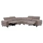 ΓΩΝΙΑΚΟΣ ΚΑΝΑΠΕΣ ΜΕ RECLINE ORACLE HM3290.02 ΜΠΕΖ ΥΦΑΣΜΑ 260x260x90(κάθισμα)x94Υεκ.