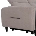 ΓΩΝΙΑΚΟΣ ΚΑΝΑΠΕΣ ΜΕ RECLINE ORACLE HM3290.02 ΜΠΕΖ ΥΦΑΣΜΑ 260x260x90(κάθισμα)x94Υεκ.