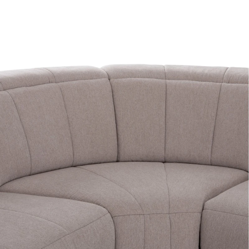 ΓΩΝΙΑΚΟΣ ΚΑΝΑΠΕΣ ΜΕ RECLINE ORACLE HM3290.02 ΜΠΕΖ ΥΦΑΣΜΑ 260x260x90(κάθισμα)x94Υεκ.