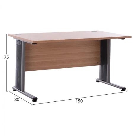 ΓΡΑΦΕΙΟ ΕΠΑΓΓΕΛΜΑΤΙΚΟ VALDEN HM2045.01 ΟΞΙΑ 150X80X75