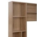 ΓΡΑΦΕΙΟ ΜΕ ΒΙΒΛΙΟΘΗΚΗ-ΡΑΦΙΕΡΑ STATUS HM2032.02 SONOMA 120X55X182
