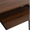 ΓΡΑΦΕΙΟ VITINO HM2130.03 ΜΕΛΑΜΙΝΗ-ΜΕΤΑΛΛΟ ΣΕ ΚΑΡΥΔΙ-ΓΚΡΙ 120X60X76εκ.