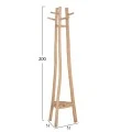 ΚΑΛΟΓΕΡΟΣ ΜΕ 3 ΚΟΛΩΝΕΣ TRIDEM HM4881 ΞΥΛΟ TEAK ΣΕ ΦΥΣΙΚΟ 52x52x200Υεκ.