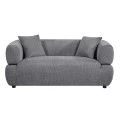 ΚΑΝΑΠΕΣ 2-ΘΕΣΙΟΣ ARCTIS HM3328.01 ΓΚΡΙ ΥΦΑΣΜΑ 169x88x88Υεκ.