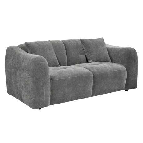 ΚΑΝΑΠΕΣ 2-ΘΕΣΙΟΣ JUNOA HM3334.01 ΓΚΡΙ ΥΦΑΣΜΑ 172x89x74Υεκ