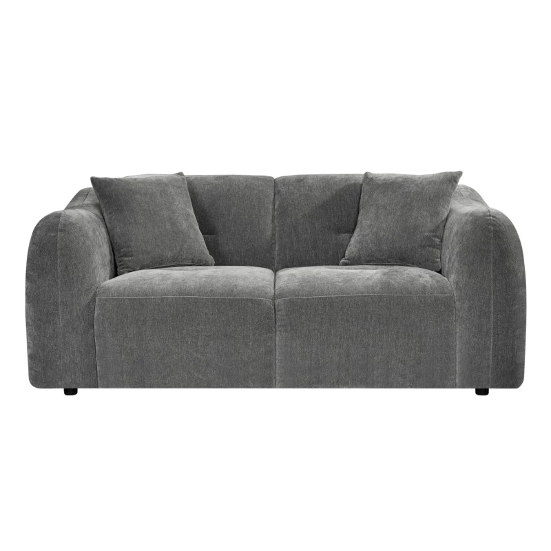 ΚΑΝΑΠΕΣ 2-ΘΕΣΙΟΣ JUNOA HM3334.01 ΓΚΡΙ ΥΦΑΣΜΑ 172x89x74Υεκ