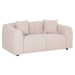 ΚΑΝΑΠΕΣ 2-ΘΕΣΙΟΣ JUNOA HM3334.02 ΕΚΡΟΥ ΥΦΑΣΜΑ 172x89x85Υεκ