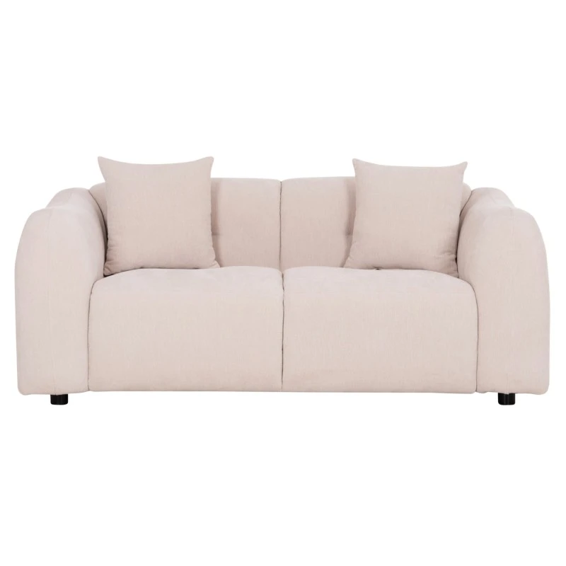 ΚΑΝΑΠΕΣ 2-ΘΕΣΙΟΣ JUNOA HM3334.02 ΕΚΡΟΥ ΥΦΑΣΜΑ 172x89x85Υεκ