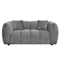 ΚΑΝΑΠΕΣ 2-ΘΕΣΙΟΣ LYKKE HM3324.01 ΓΚΡΙ ΥΦΑΣΜΑ 172x89x70Υεκ.