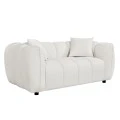 ΚΑΝΑΠΕΣ 2-ΘΕΣΙΟΣ LYKKE HM3324.02 ΕΚΡΟΥ ΥΦΑΣΜΑ 172x89x70Υεκ.