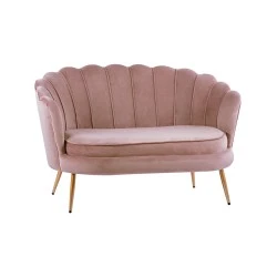ΚΑΝΑΠΕΣ 2ΘΕΣΙΟΣ COQUILLE HM8627.02 ΑΠΟ ΒΕΛΟΥΔΟ ΣΑΠΙΟ ΜΗΛΟ & ΧΡΥΣΑ ΠΟΔΙΑ 130x81x86εκ. ΚΑΝΑΠΕΣ 2ΘΕΣΙΟΣ COQUILLE HM8627.02 ΑΠΟ ΒΕΛΟΥΔΟ ΣΑΠΙΟ ΜΗΛΟ & ΧΡΥΣΑ ΠΟΔΙΑ 130x81x86εκ.
