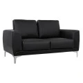 ΚΑΝΑΠΕΣ 2ΘΕΣΙΟΣ KΕΝΖΙΕ HM3121.21 ΜΕ ΜΑΥΡΟ PU 142x81x81 εκ.