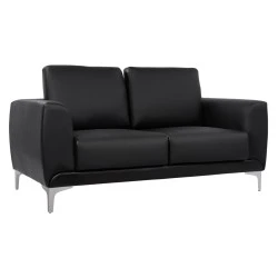 ΚΑΝΑΠΕΣ 2ΘΕΣΙΟΣ KΕΝΖΙΕ HM3121.21 ΜΕ ΜΑΥΡΟ PU 142x81x81 εκ. ΚΑΝΑΠΕΣ 2ΘΕΣΙΟΣ KΕΝΖΙΕ HM3121.21 ΜΕ ΜΑΥΡΟ PU 142x81x81 εκ.