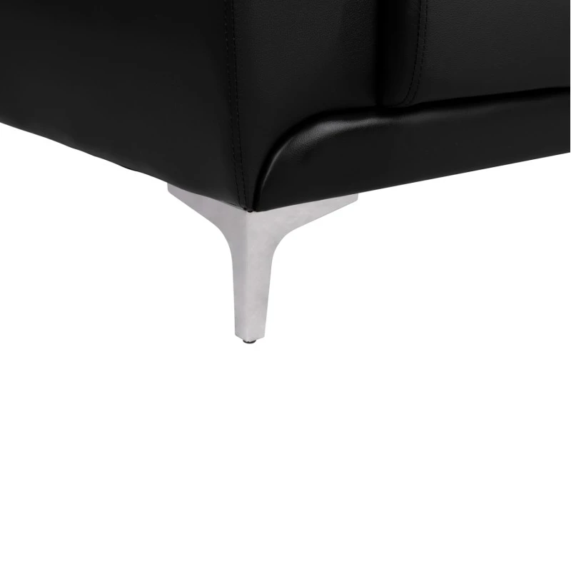 ΚΑΝΑΠΕΣ 2ΘΕΣΙΟΣ KΕΝΖΙΕ HM3121.21 ΜΕ ΜΑΥΡΟ PU 142x81x81 εκ.