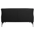 ΚΑΝΑΠΕΣ 2ΘΕΣΙΟΣ KIANA HM3122.21 ΜΕ ΜΑΥΡΟ PU 130x75x71 εκ.