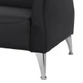 ΚΑΝΑΠΕΣ 2ΘΕΣΙΟΣ KIANA HM3122.21 ΜΕ ΜΑΥΡΟ PU 130x75x71 εκ.
