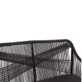 ΚΑΝΑΠΕΣ 2ΘΕΣΙΟΣ MYRTIA HM5550.11 AΛΟΥΜΙΝΙΟ ΚΑΦΕ--ΑΝΘΡΑΚΙ P.E. ΣΧΟΙΝΙ 123x61x90Υεκ